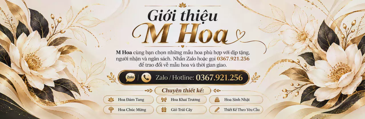 Ảnh bìa Shop hoa tươi Xã Vĩnh Thành Phú Thọ - Chọn hoa theo câu chuyện của bạn